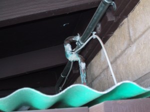 Corroded & leaking copper