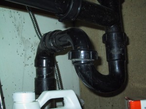 Improper drain S-Trap