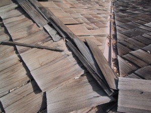 Wood shake deterioration Wood shake deterioration